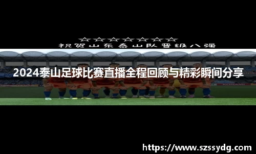2024泰山足球比赛直播全程回顾与精彩瞬间分享